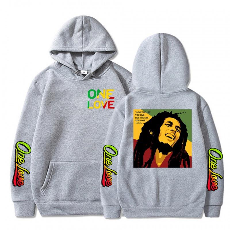 Rapper Bob Marley Print Uomo/donna Felpa Hoodie