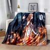 Asuna Sword Art Online флисовое одеяло с 3D принтом для кроватей, походов, пикников, толстое одеяло, покрывало, флисовое одеяло