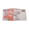 Unisex Short Wallet with Creative Currency Patterns from Various Countries