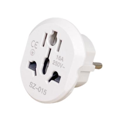 Адаптер для вилки ЕС AU UK US to EU Euro Plug Adapter Converter Европейский дорожный адаптер Australia USA CN to EU Electric Socket Outlet
