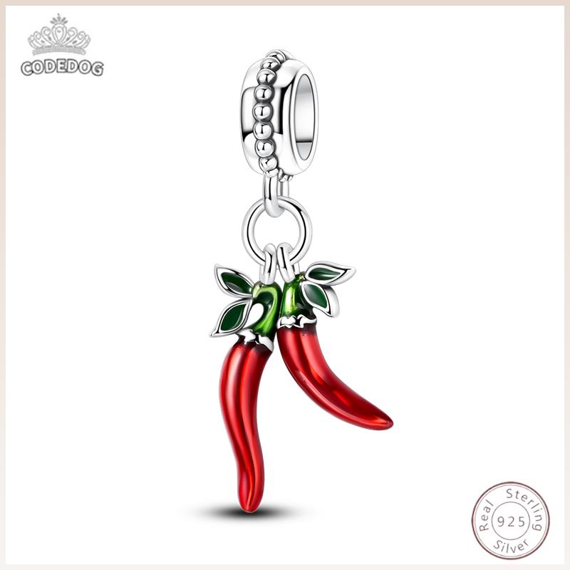 Шармы Бусины Медный Подвеска Чили 3 мм Сделай сам Вечеринка Рождество Изготовление Изысканных Ювелирных Изделий Подарок