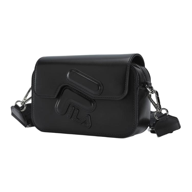 New FILA PU Shoulder Bag XS Women's Black F13W539164F-BK