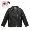 Модная куртка-бомбер для мальчиков из мягкой ветрозащитной кожи, моторная куртка для детей, подростковое пальто, детская одежда