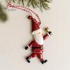 Рождественский кулон Изысканный Санта-Клаус Солдат Ангел Форма Рождественская елка Подвеска для праздничного украшения