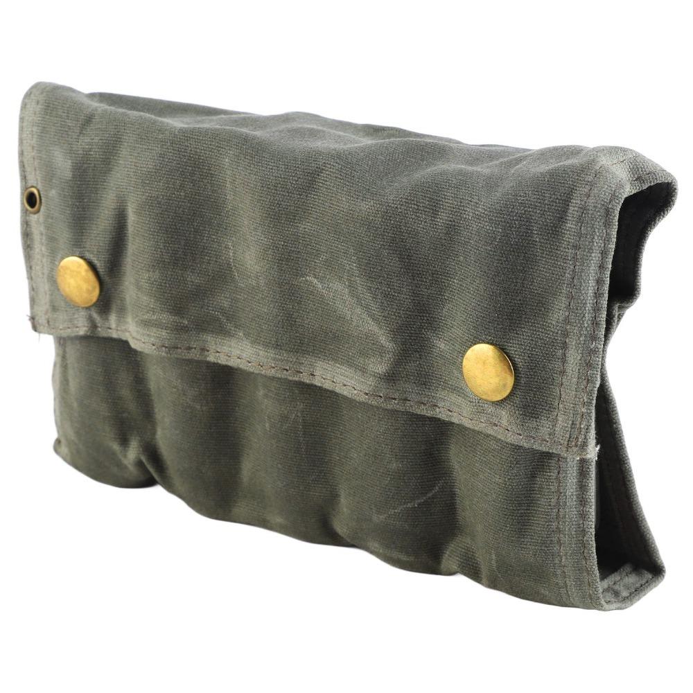 9 Pcs Multipurpose Portable Spice Bag Canvas Spice Container Travel Spice Kit Camping Cooking