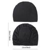 Womens Solid Color Hijab Cap Undercap Inner Cap Muslim Headwear Pull On Beanie All Seasons Comfortable Stretch