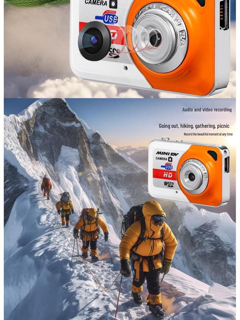 Mini HD Retro Camera for Kids - X6 Vlog Camcorder