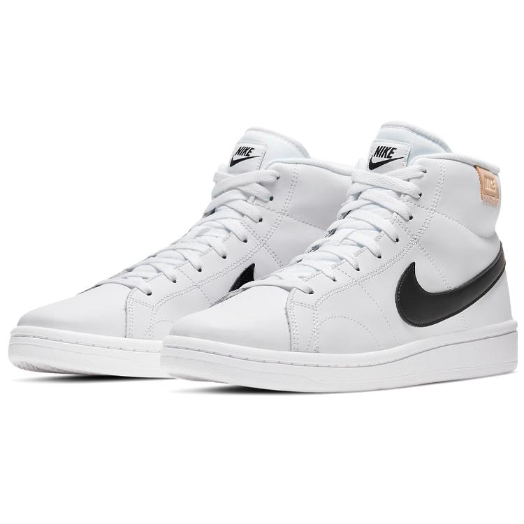 Nike Court Royale 2 Mid 'White Onyx' (унисекс) Белые / Белый Оникс / Черные Скейтбордические Кроссовки CQ9179 100