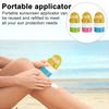 100 мл детский солнцезащитный аппликатор роликовый флакон удобный для путешествий набор кисточек для солнцезащитного крема Buddy с колпачками многоразовый экологичный аппликатор для солнцезащитного лосьона
