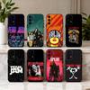 Гранжевый чехол для телефона P-Pearl Jam Bnd для Samsung Galaxy A73, A72, A71, A70, A53, A52, A51, Других Мягкий Черный Корпус