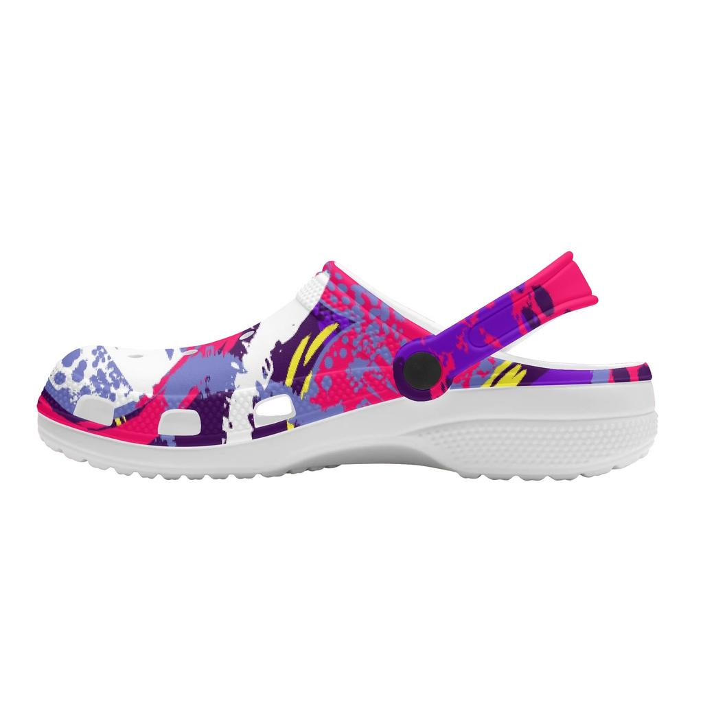 Printed EVA Garden Clogs Women Men Lightweight Breathable Slip On Shoes Beach Pool Bathroom Home Summer Sandals Daily Sandals