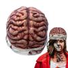 Шапка-бини «Мозг», новинка, шапки-бини «Мозг», 3D дизайн ужасов, аксессуар для костюма для женщин, взрослых, реквизит для фото, комедийное сценическое выступление