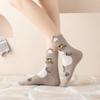 5 пар женских носков до щиколотки, милые кошки, забавные, присборенные, поп, новинка, персонализированные, влагоотводящие, подарки