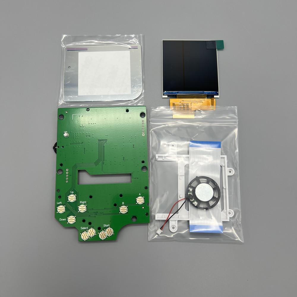 2,6-дюймовый ЖК-экран DMG GB с высокой яркостью и новый корпус для Gameboy GB, GB IPS ЖК-экран. Простая установка, Plug and Play