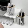 1Pc Makeup Brush Storage Bucket Table Office Desktop Pen Holder Cosmetics Storage Box