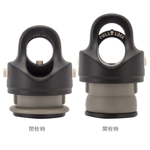 REVOMAX 2 SLIM Water Bottle, 355mL, One-Touch Vacuum Insulated, Keeps Hot or Cold, Suitable for Carbonated Water, DWF-12419S, Onyx Black