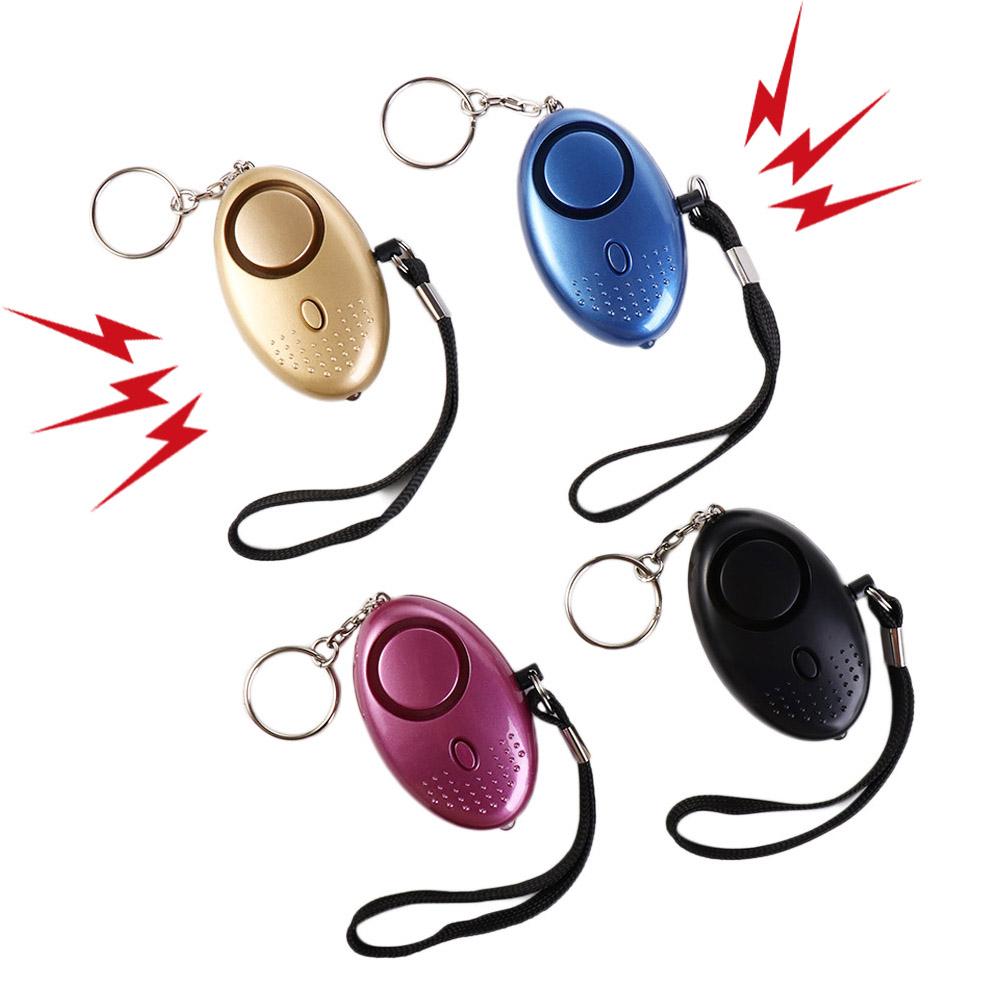 Emergency Women Child Elder Girl with LED Light Personal 120dB Scream Security Alarm Keychain Alert