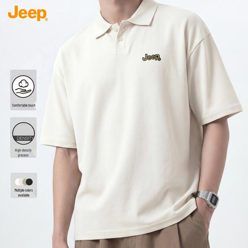 Jeep Мужская летняя футболка-поло с эффектом прохлады