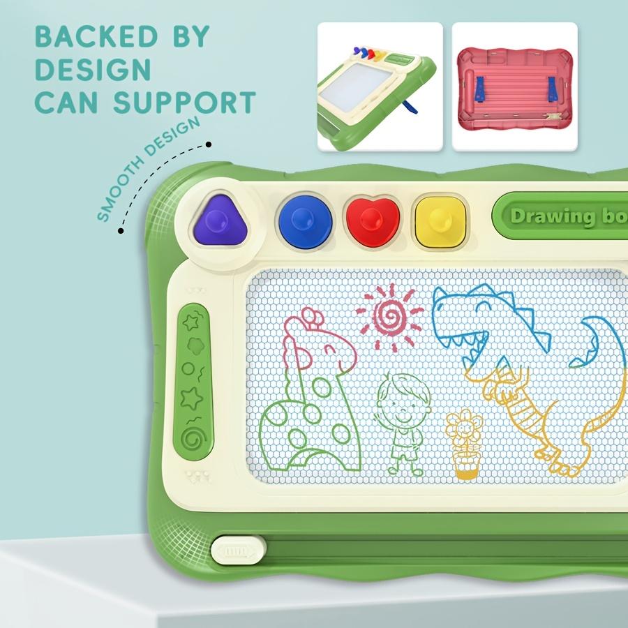 Детская доска для рисования, игрушки, обучающие игрушки для раннего развития, идеальные подарки для мальчиков и девочек(4 штампа+1 кисть+4 скобки)