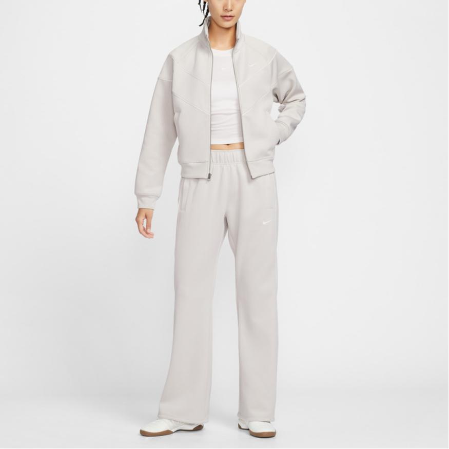 Nike Куртка женская однотонная с воротником-стойкой, на молнии, с рукавами реглан, с длинным рукавом HJ0976-072