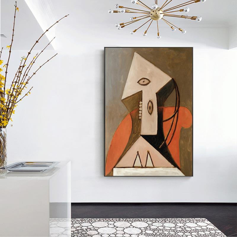 Скандинавская ретро-рисунок, картина на холсте, настенная художественная печать, интерьерное украшение для дома, абстрактная картина для гостиной, декоративный настенный постер