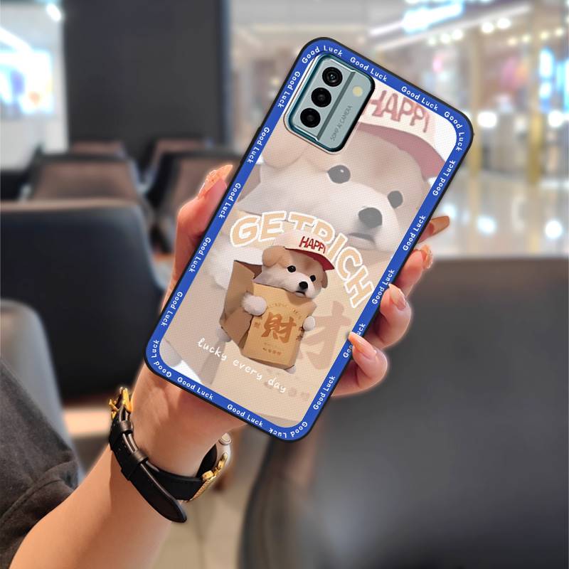 Полностью закрывающий Милый Чехол для телефона для Nokia G22 Мягкий чехол Задняя крышка Мультяшный Защитный чехол для телефона Модный дизайн Силикон ТПУ