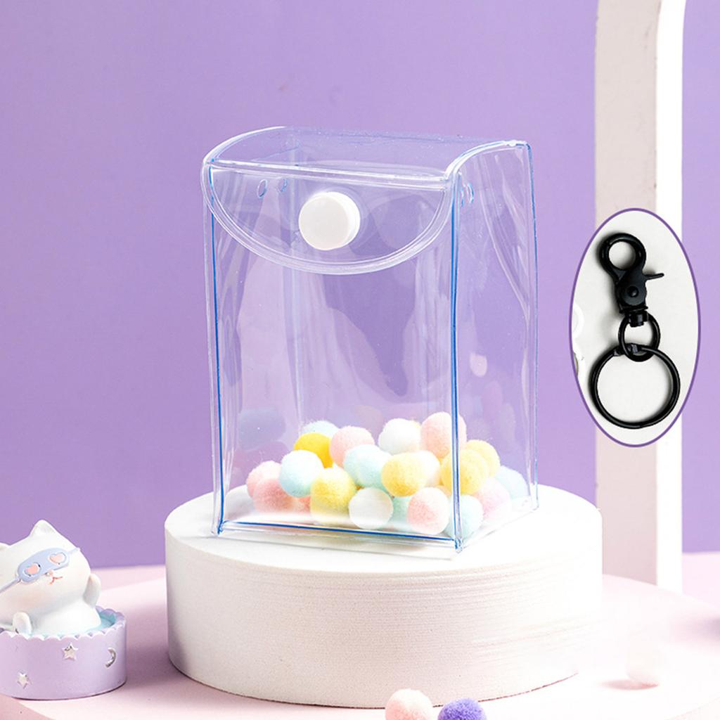 Мини прозрачный ПВХ брелок сумка кукольный витрина модный брелок из ПВХ материал подарок для любителей игрушек и модниц