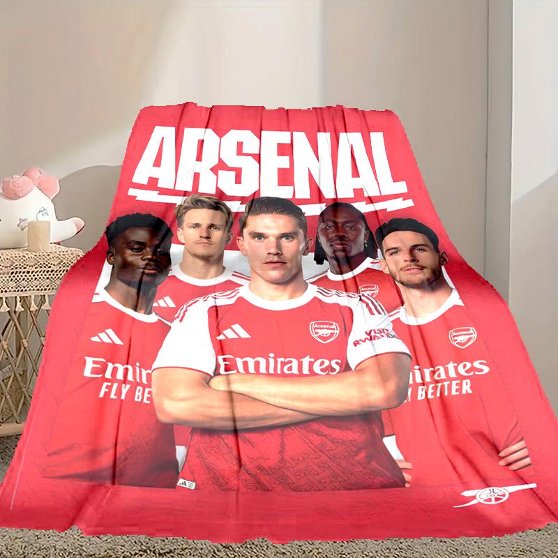 [Football Club Blanket] Creative Blanket for Women Men Family Friend on Birthday Mothers Fathers Day Valentines Day