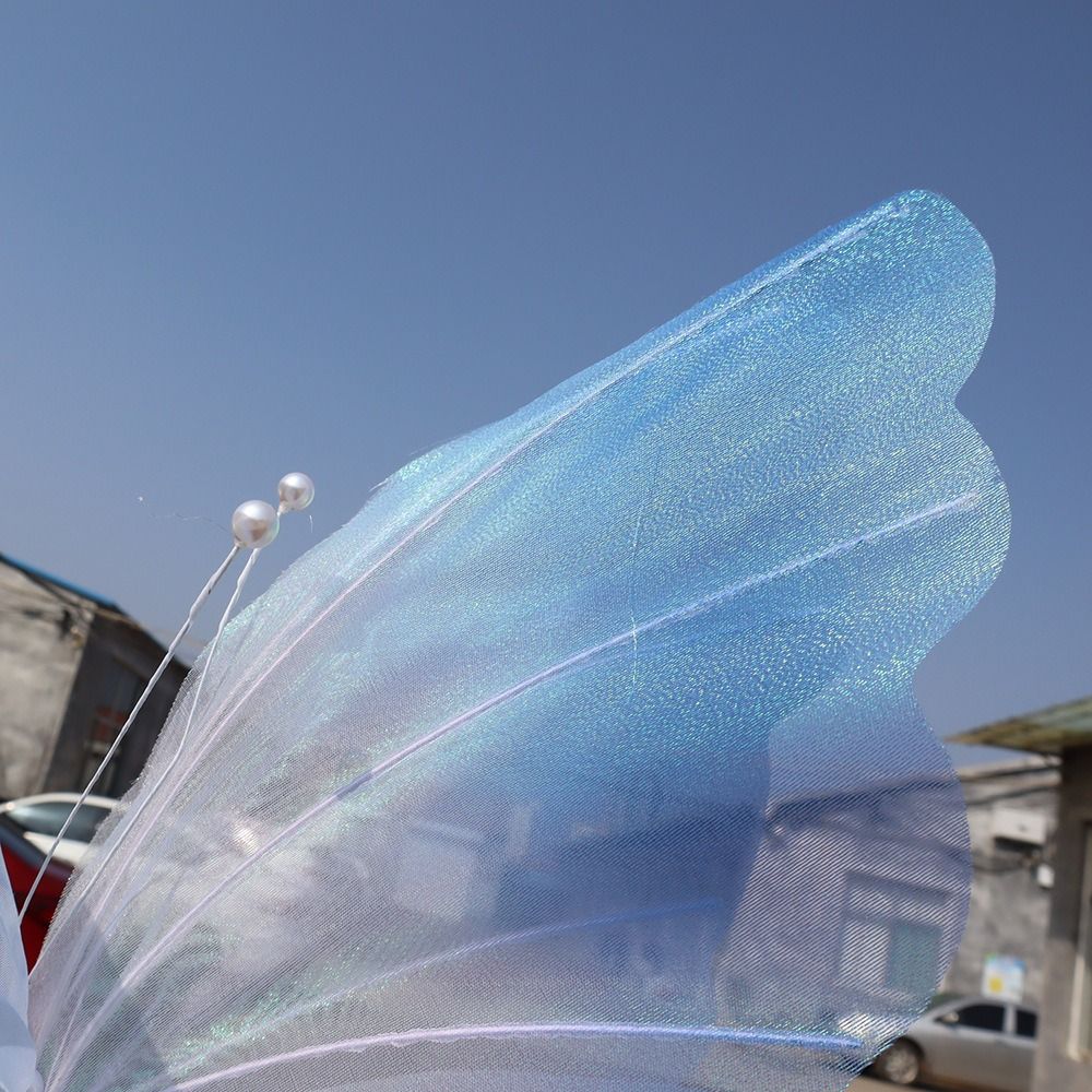 Гигантская марлевая искусственная бабочка 50 см 3D бабочка из шелковой пряжи Новая поддельная бабочка