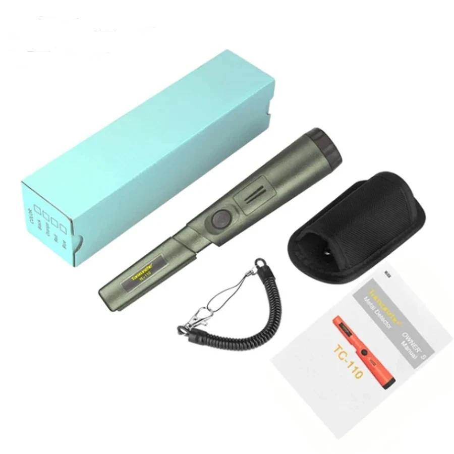 Портативный металлоискатель TC-110 с указателем точного местоположения GP-pointer, ручной металлоискатель, позиционирующий стержневой детектор, водонепроницаемый IP68