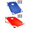 Портативный набор Cornhole с 3 красными и 3 синими сумками, игры для детей и взрослых, семейный уличный двор, пляж, барбекю, игра на лужайке для кемпинга