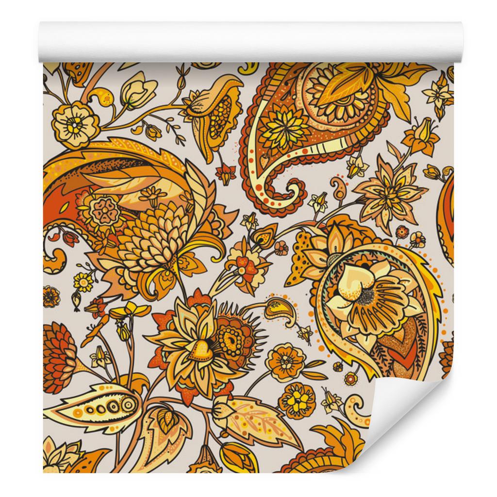 Beautiful paisley pattern wallpaper for living room and bedroom 50x1000