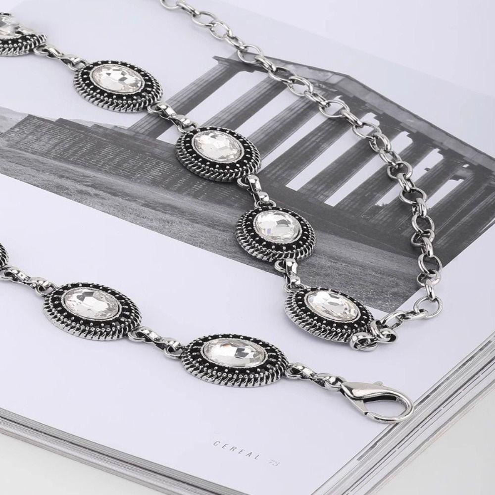 High-end Design Chain Belt Gold Silver Metal Chain Waistband Fashion Waist Chain Women