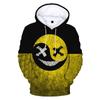 XOXO Pattern Модный Дьявол Улыбающееся Лицо 3D Печатные Толстовки С Капюшоном Мужчины Женщины Модные Повседневные Забавные Пуловеры Хип-Хоп Толстовки