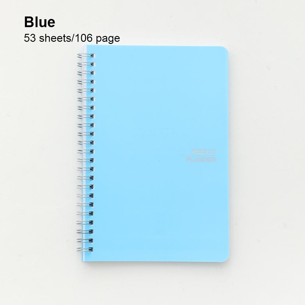 Блокнот-планировщик на 53 листа. Еженедельный список целей и приоритетов в планировщике. Страница привычек. Блокноты для организации офиса.