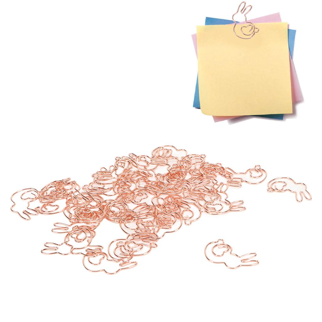 100 шт. скрепок для бумаги с сильной зажимной силой, устойчивые к скольжению, портативные гальванические для офиса, семьи, Sc