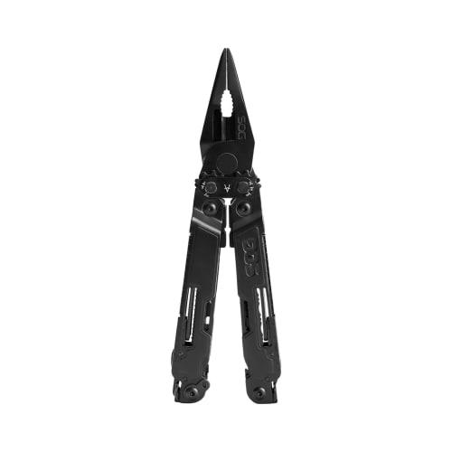 SOG PowerAccess Закругленный Легкий Карманный Многофункциональный Инструмент из Нержавеющей Стали для Походов | 18 Инструментов, Черный