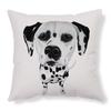 Милый чехол на подушку с рисунком собаки для дома, гостиной, дивана, офиса, для поясницы, декоративная подушка, 45x45 см