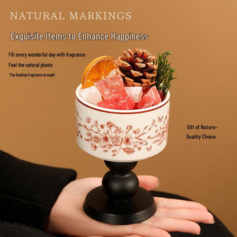 Crystal Stone Flameless Aromatherapy Diffuser: Elegant Ornament & Gift for Girls' Birthday and Engagement Party Favors.