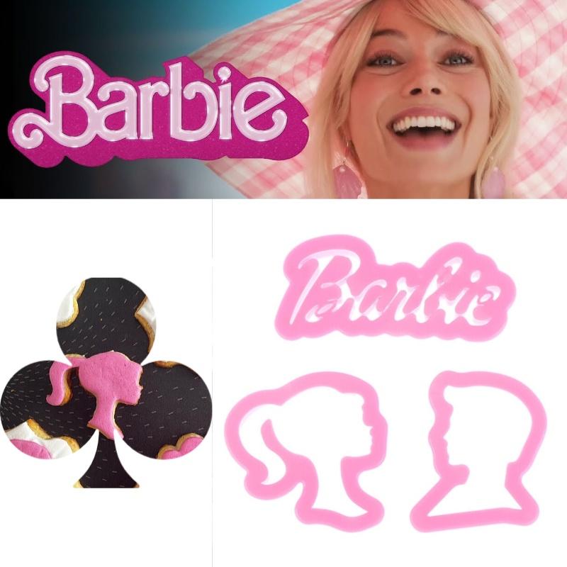 Createklat Барби Принцесса Форма для печенья Неправильной формы Пластиковый набор инструментов для выпечки Для DIY украшения торта