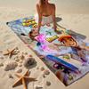 Custom Name Ultra-Soft Beach Towel with Subway Surfers Theme,Ideal for Pool - Camping, Diving - Perfect Travel Essential, Vibrant Beach Towel.