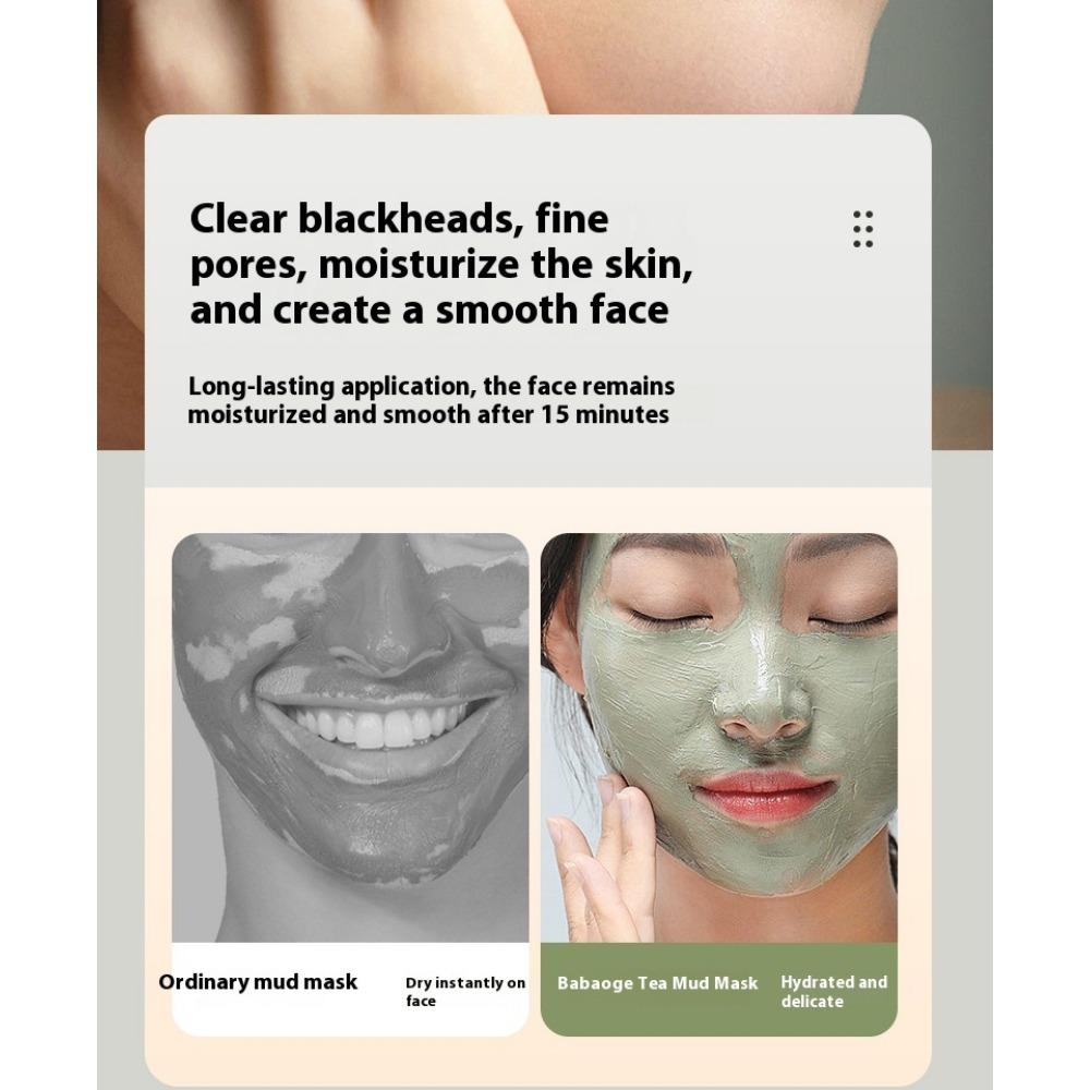 Cleansing Mask Deep Cleansing Blackhead and Pimples-removing Mask Green Tea Mud Mask