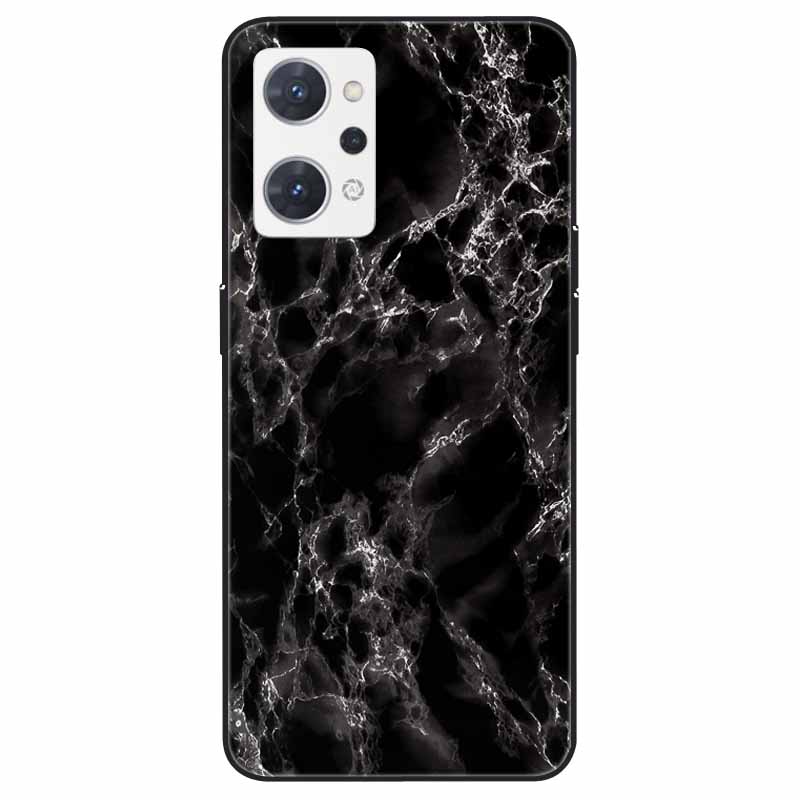 For OPPO Reno 9A 7A Case Soft TPU Fashion Marble Silicone Bumper Covers for OPPO Reno 9 A 5G CPH2523 Reno7A Protector Reno9 A