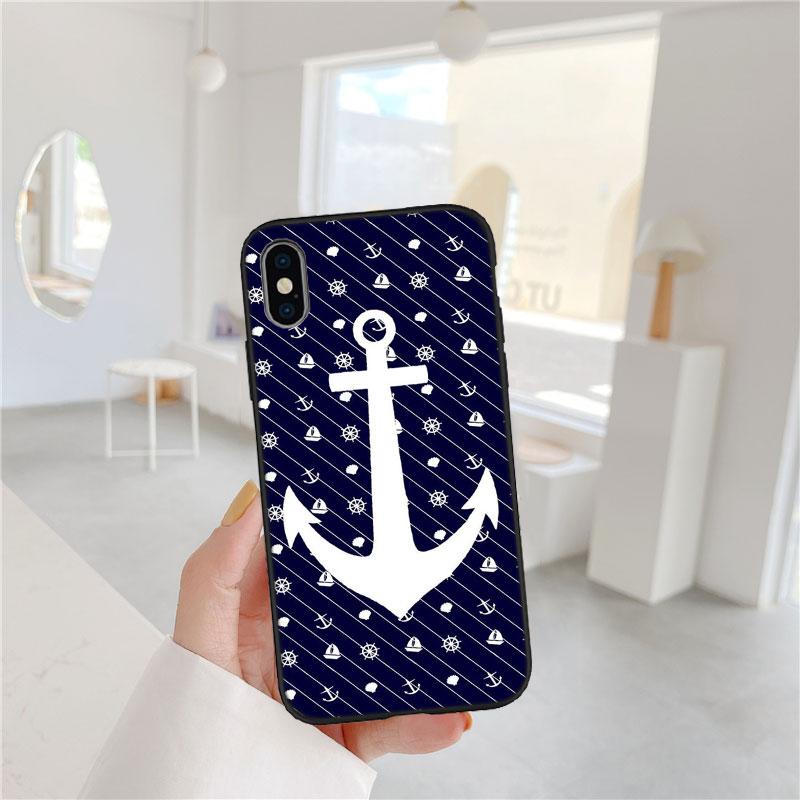 PP1 Anchor Sailor Phone Case for Samsung Galaxy A11 A12 A13 A15 A52S A53 A55 A56 A70 A71 A72 A73 F06 F16 F56 S10 Plus S10e