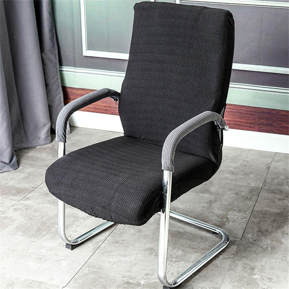 1 пара эластичных чехлов на подлокотники стула, компьютерного офисного, защитные чехлы на подлокотники для локтей, чехлы на подлокотники на молнии