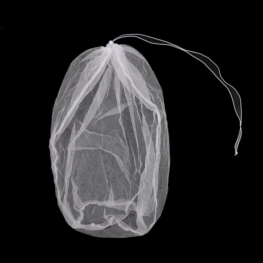 Outdoor Mosquito Head Mesh Nets  Gardening Hat with Storage Bag Insect-Proof Hat for Hiking Camping Fishing Outdoor Mosquito Head Mesh Nets