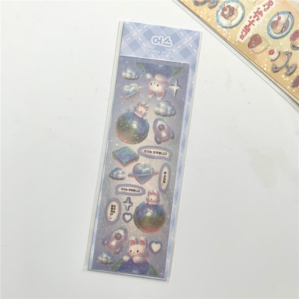 Лазерные наклейки серии Magic Fairy Tale, симпатичный мини-альбом, материал для самостоятельного изготовления, эстетическая открытка для девочки, альбом, блокнот, декоративные наклейки