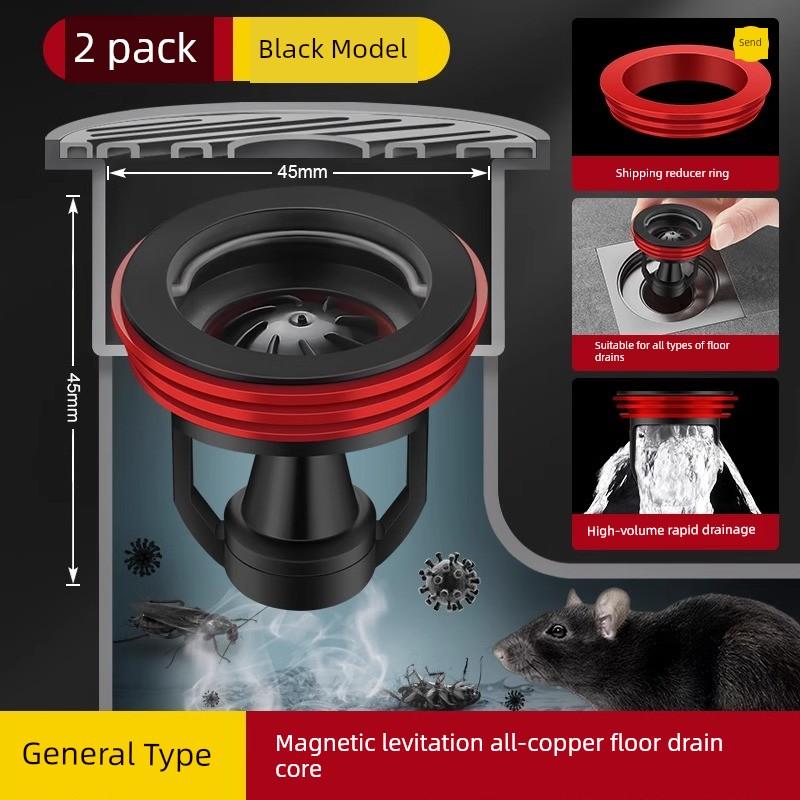 Deodorizing Filter Floor Drain Core Heart Toilet Sewer Mouth Anti-Odor Appliance Insect-Proof Anti-Odor Inner Core Sealing Plug Neutral