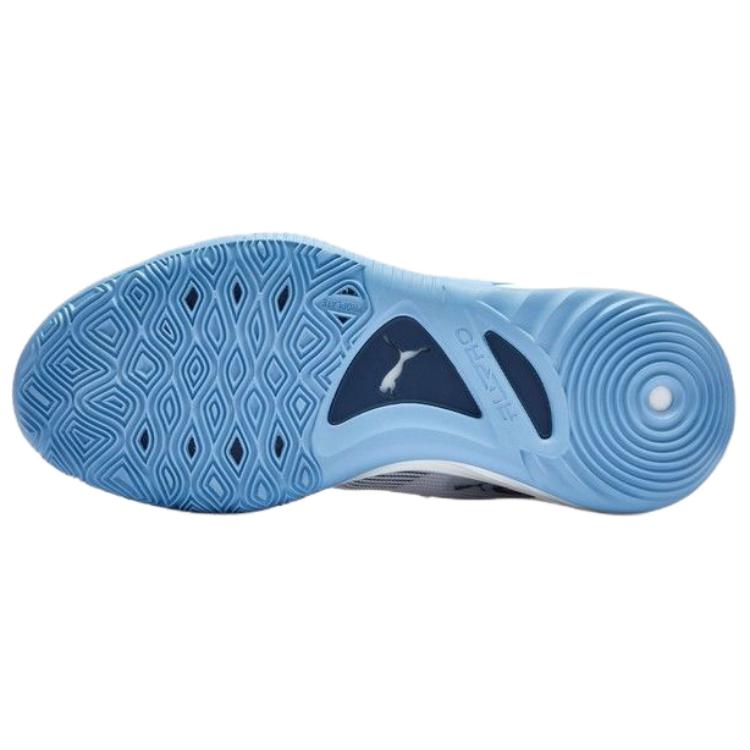 Puma All Pro Nitro 2 Удобная посадка Амортизация Нескользящие Дышащие Низкие Баскетбольные Кроссовки Мужские кроссовки Синий Белый 312839-05