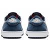 Eric Koston x Air Jordan 1 Low SB Midnight Navy Мужские Кроссовки Синий Белый-Ember-Glow-Металлик-Серебристый CJ7891-400